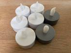 Theelichtjes, Huis en Inrichting, Ophalen, Kunststof, Wit, Zo goed als nieuw