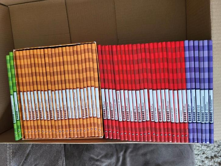Borre boekjes,  groep 0, 1/2, 1, 2 en 4: 51 stuks, Boeken, Kinderboeken | Kleuters, Gelezen, Fictie algemeen, Ophalen of Verzenden