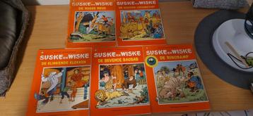 Suske en Wiske - Set van 5 oude stripboeken beschikbaar voor biedingen