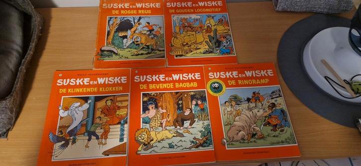 Suske en Wiske - Set van 5 oude stripboeken, Boeken, Stripboeken, Gelezen, Meerdere stripboeken, Ophalen of Verzenden