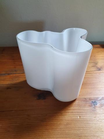 Iittala "Alvar Aalto" vaas - wit mat - Finland 