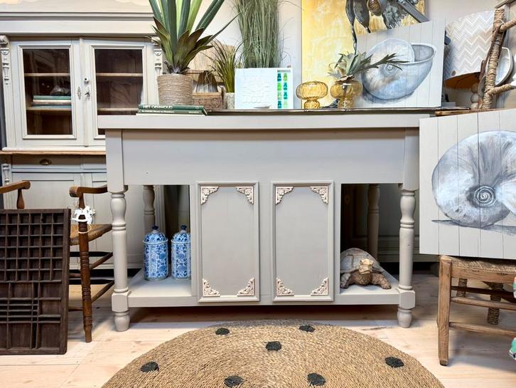 Toonbank kookeiland dressoir ladekast commode sidetable, Huis en Inrichting, Kasten | Dressoirs, Zo goed als nieuw, 100 tot 150 cm