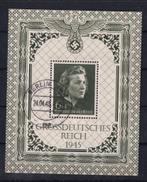 X92) 1945 Reich spec uitg Eva Braun gestempeld geen garantie, Ophalen of Verzenden, Duitse Keizerrijk, Gestempeld