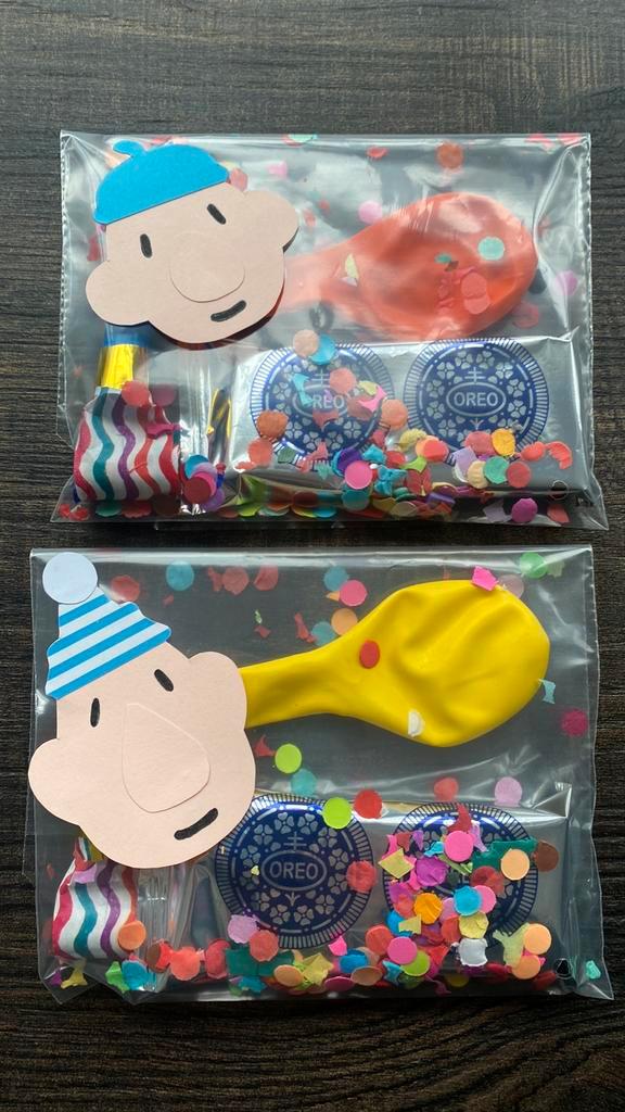 Buurman en buurman voor traktatie, versiering of slingers, Hobby en Vrije tijd, Feestartikelen, Nieuw, Versiering, Verjaardag