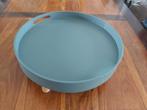 Dienblad Gusta Grijs Rond op Beuken Pootjes, Huis en Inrichting, Woonaccessoires | Dienbladen, Ophalen, Gebruikt, Rond, Hout