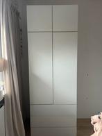 Ikea Platsa kledingkasten wit - 2x80cm breed, 180cm hoog, Ophalen, 50 tot 100 cm, Zo goed als nieuw, 150 tot 200 cm
