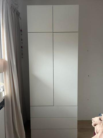 Ikea Platsa kledingkasten wit - 2x80cm breed, 180cm hoog beschikbaar voor biedingen