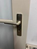 Mooie witte binnendeur met glas, direct klaar voor gebruik!, Doe-het-zelf en Verbouw, Deuren en Horren, Ophalen, Gebruikt, 80 tot 100 cm