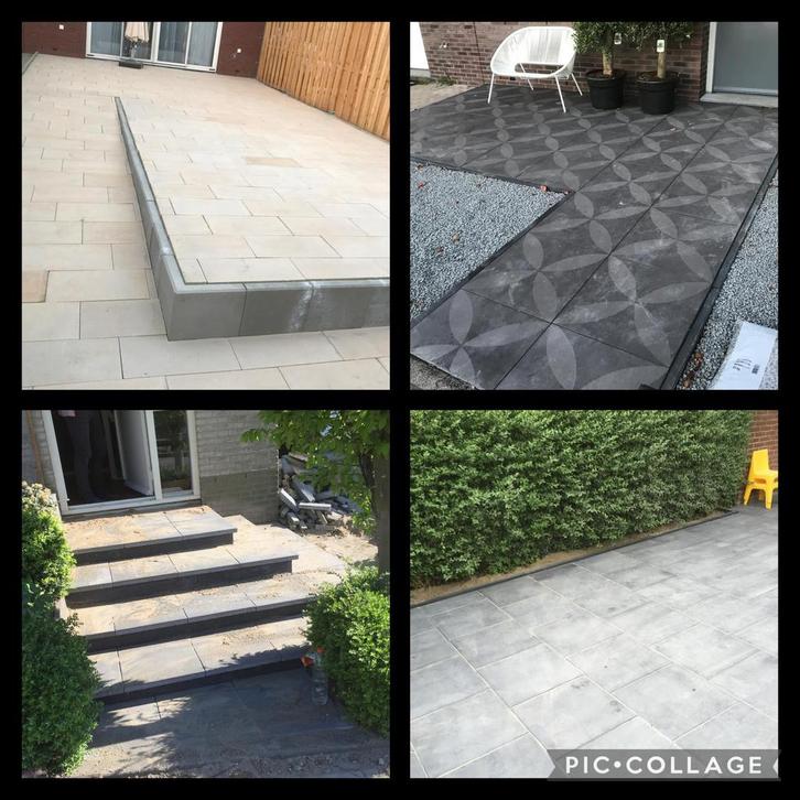 Stratenmaker met jarenlange ervaring!, Tuin en Terras, Tegels en Klinkers, Nieuw, Terrastegels, Beton, Ophalen