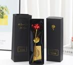 Gouden Folie Roos in Luxe Cadeaudoos, Ophalen of Verzenden, Zo goed als nieuw