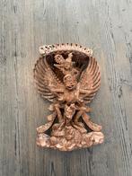 Houten Handgesneden Garuda Beeld, Ophalen of Verzenden, Gebruikt