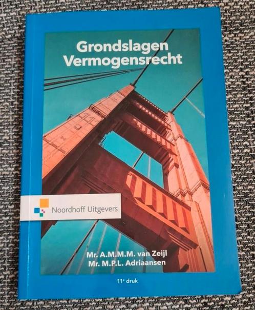 Mr.A.M.M.M. van Zeijl - Grondslagen Vermogensrecht, Boeken, Wetenschap, Zo goed als nieuw, Ophalen of Verzenden