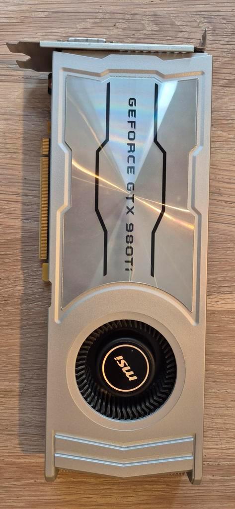 MSI Geforce GTX 980Ti - Vergelijkbaar met 1660 Super, Computers en Software, Videokaarten, Gebruikt, Nvidia, PCI-Express 3.0, GDDR5