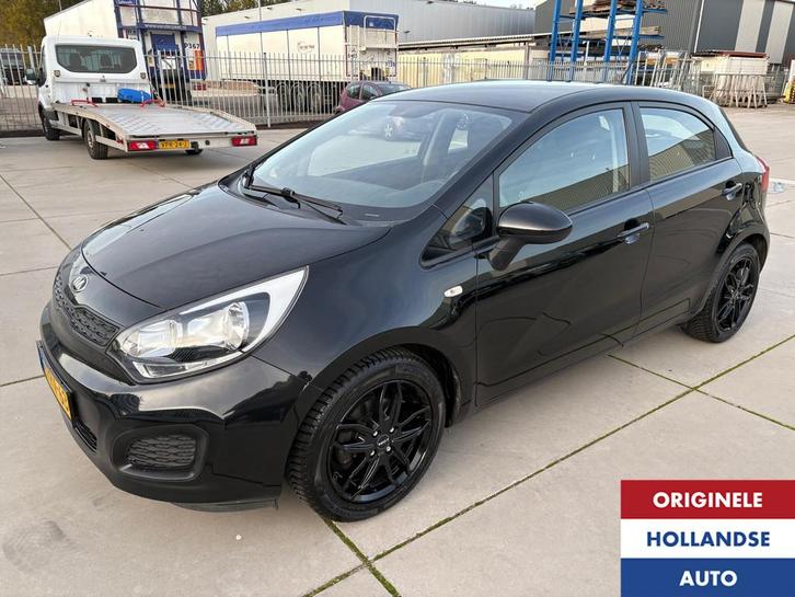 Kia Rio 1.2 CVVT Airco Cruise Control Parksensor Black2Black, Auto's, Kia, Bedrijf, Te koop, Rio, ABS, Airbags, Airconditioning