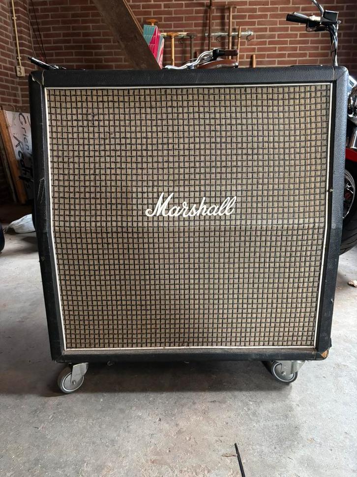 Marshall 4x12 pre rola celestion G12H Speakers uit 1970!, Muziek en Instrumenten, Versterkers | Bas en Gitaar, Gebruikt, 100 watt of meer
