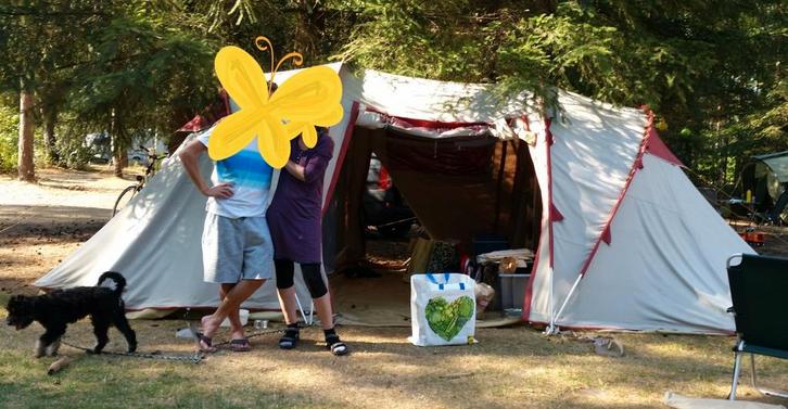 Tent Active Leisure Canyon 6-8 personen katoen-polyester, Caravans en Kamperen, Tenten, meer dan 6, Zo goed als nieuw, Ophalen