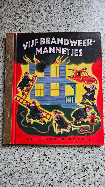 Vijf Brandweermannetjes - Gouden Boekje (Nieuw) beschikbaar voor biedingen