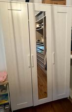 Ikea Brimnes Kledingkast | Wit | 117x190 cm, Ophalen, Overige materialen, 100 tot 150 cm, Zo goed als nieuw