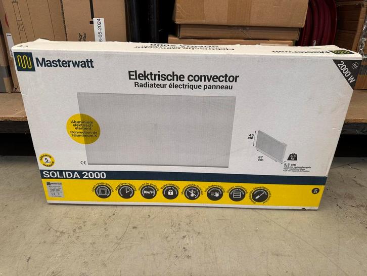 Masterwatt Solida 2000 Convector - Nieuw!, Doe-het-zelf en Verbouw, Verwarming en Radiatoren, Nieuw, Kachel, 800 watt of meer