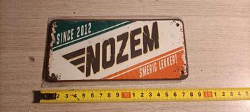 Metalen Nozem Plaat - Smerig Lekker! beschikbaar voor biedingen