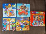 Sinterklaas sint piet puzzels 4 stuks december, Ophalen of Verzenden, Gebruikt