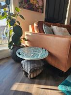 Bijzettafeltje met mand, Overige materialen, Minder dan 55 cm, Rond, Nieuw