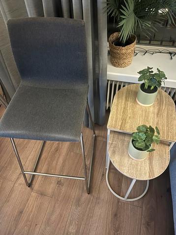 Antracietgrijze Barstoelen Set van 2 beschikbaar voor biedingen