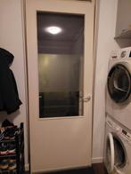 Stompe binnendeur met glas, Doe-het-zelf en Verbouw, Deuren en Horren, Ophalen, Glas, Binnendeur, 215 cm of meer