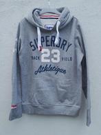 Lichtgrijze Superdry hoodie, mt M (valt klein,eerder S) zgan, Ophalen of Verzenden, Zo goed als nieuw, Grijs, Maat 46 (S) of kleiner