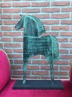 bijzonder paardenbeeld, aluminium met bronspatina, Ophalen of Verzenden