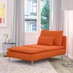 Ikea Söderhamn Chaise Longue Orange, Ophalen, Eenpersoons, Metaal, Zo goed als nieuw