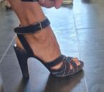 Sandalen met hoge hak van Bitter maat 40, Blauw, Ophalen of Verzenden, Schoenen met hoge hakken, Gedragen