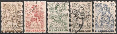 Kinder serie 544 - 548 O. ADV. no.46 M., Postzegels en Munten, Postzegels | Nederland, Gestempeld, Na 1940, Verzenden