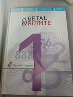 Getal & Ruimte 12e ed vmbo-kgt 1 leerboek deel 1, Ophalen of Verzenden, Zo goed als nieuw