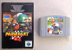 Mario Kart 64 voor de Nintendo 64 + boekje, Spelcomputers en Games, Games | Nintendo 64, Gebruikt, Ophalen of Verzenden