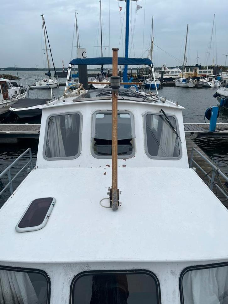 Heckkruiser 10.00 GSAK - goede stahoogte., Watersport en Boten, Motorboten en Motorjachten, Gebruikt, Staal, Diesel, 50 pk of meer