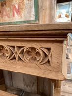 Blank eiken Victoriaans Gotisch tafeltje tafel, Ophalen