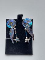 Parel Abalone oorbellen, Sieraden, Tassen en Uiterlijk, Oorbellen, Ophalen of Verzenden, Zo goed als nieuw, Overige kleuren, Overige materialen