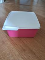 Tupperware bewaardoos vierkant 2.5L zgan, Ophalen, Zo goed als nieuw, Rood, Bus of Trommel