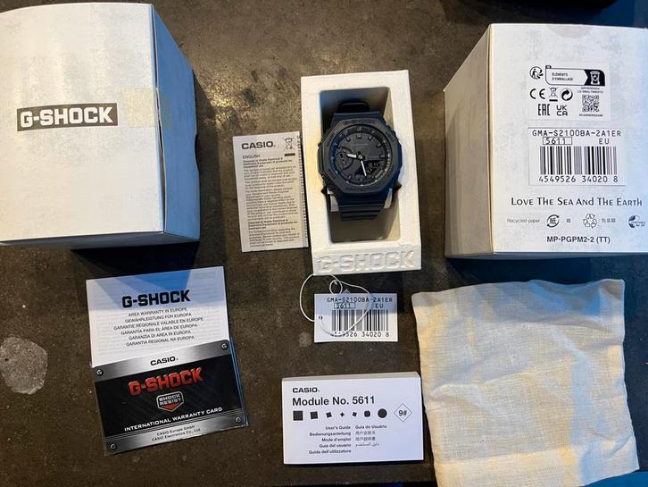 Casio G-Shock GMA-S2100BA-2A1ER - “Casioak” met garantie, Sieraden, Tassen en Uiterlijk, Horloges | Heren, Zo goed als nieuw, Casio