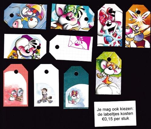 0079) diddl labeltjes, Verzamelen, Diddl, Zo goed als nieuw, Ophalen of Verzenden