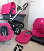 Bugaboo - fuchsia roze- héél compleet, Ophalen, Zo goed als nieuw, Bugaboo, Verstelbare duwstang