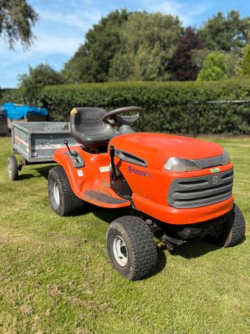 Husqvarna YTH 150(kohler motor) met aanhanger beschikbaar voor biedingen