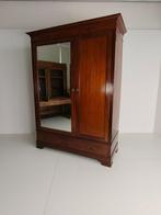 Hoogwaardige Mahonie Kledingkast uit de Late 19e Eeuw pander, Antiek en Kunst, Ophalen