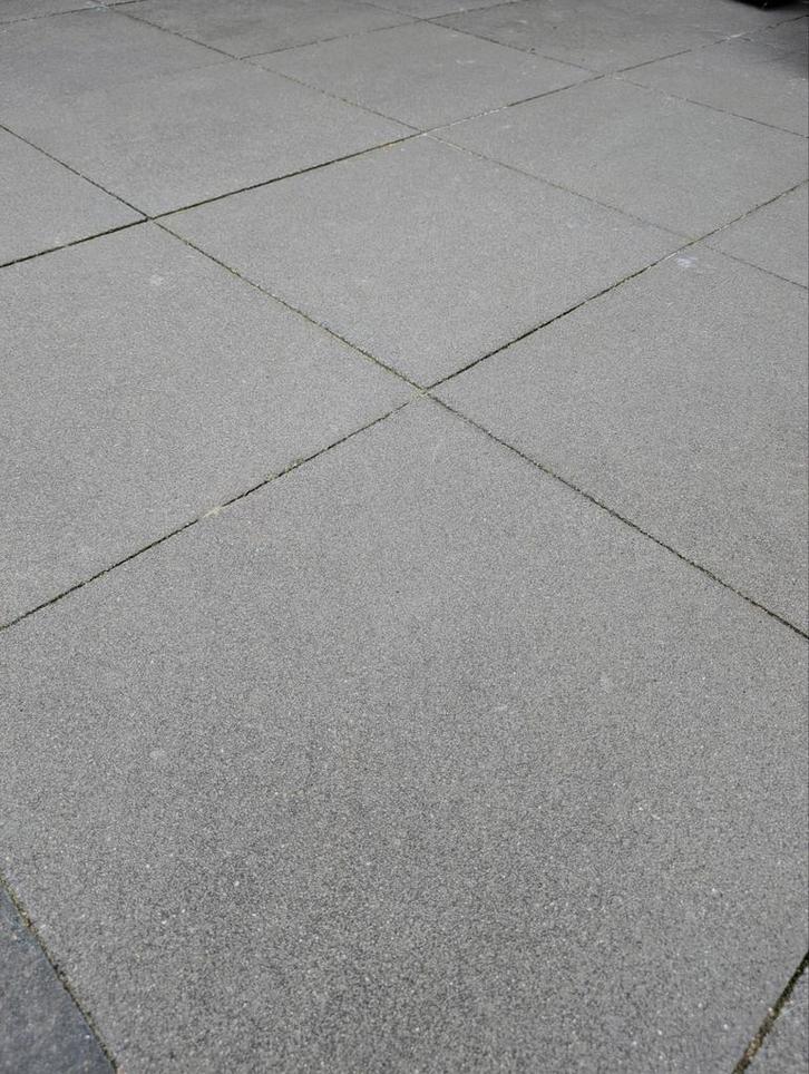 129x | Betontegel terras 60x60 (zware kwaliteit: 6cm dik!), Tuin en Terras, Tegels en Klinkers, Gebruikt, Terrastegels, Beton