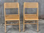 Ikea klapstoelen hout  plywood  jaren 80 setprijs, Ophalen, Gebruikt, Twee, Bruin