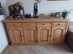 Blank eiken dressoir, Huis en Inrichting, Kasten | Dressoirs, Ophalen, Gebruikt, Eikenhout, 200 cm of meer