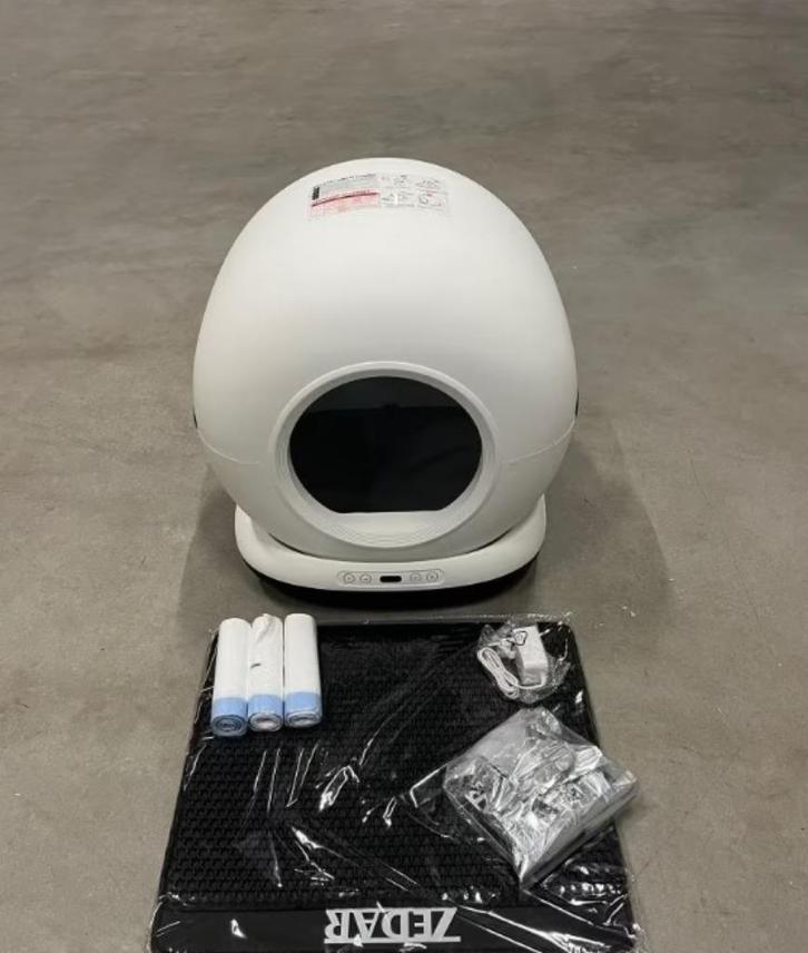 Automatische Kattenbak - Zedar K1200, Dieren en Toebehoren, Kattenbakken, Zo goed als nieuw, Open, Zelfreinigend, Ophalen of Verzenden