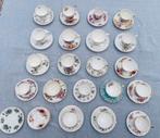 6 Engelse petit four bordjes serie Old Foley, Ophalen of Verzenden