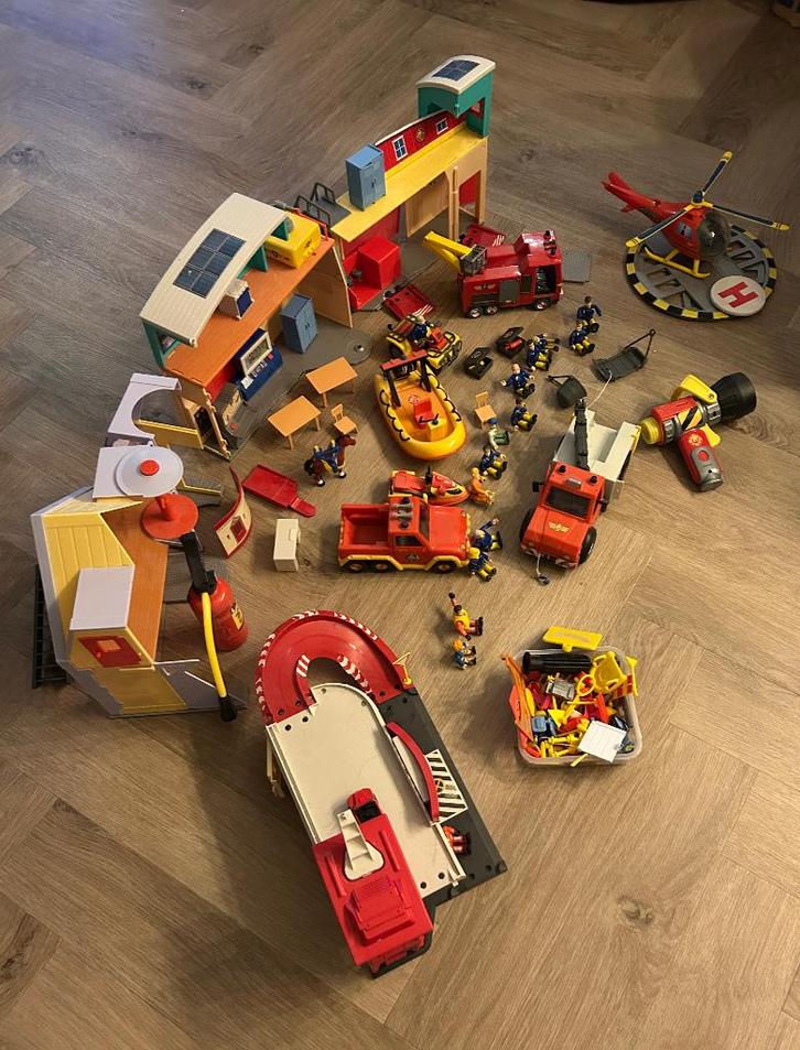 Brandweerman Sam, Kinderen en Baby's, Speelgoed | Actiefiguren, Gebruikt, Ophalen of Verzenden
